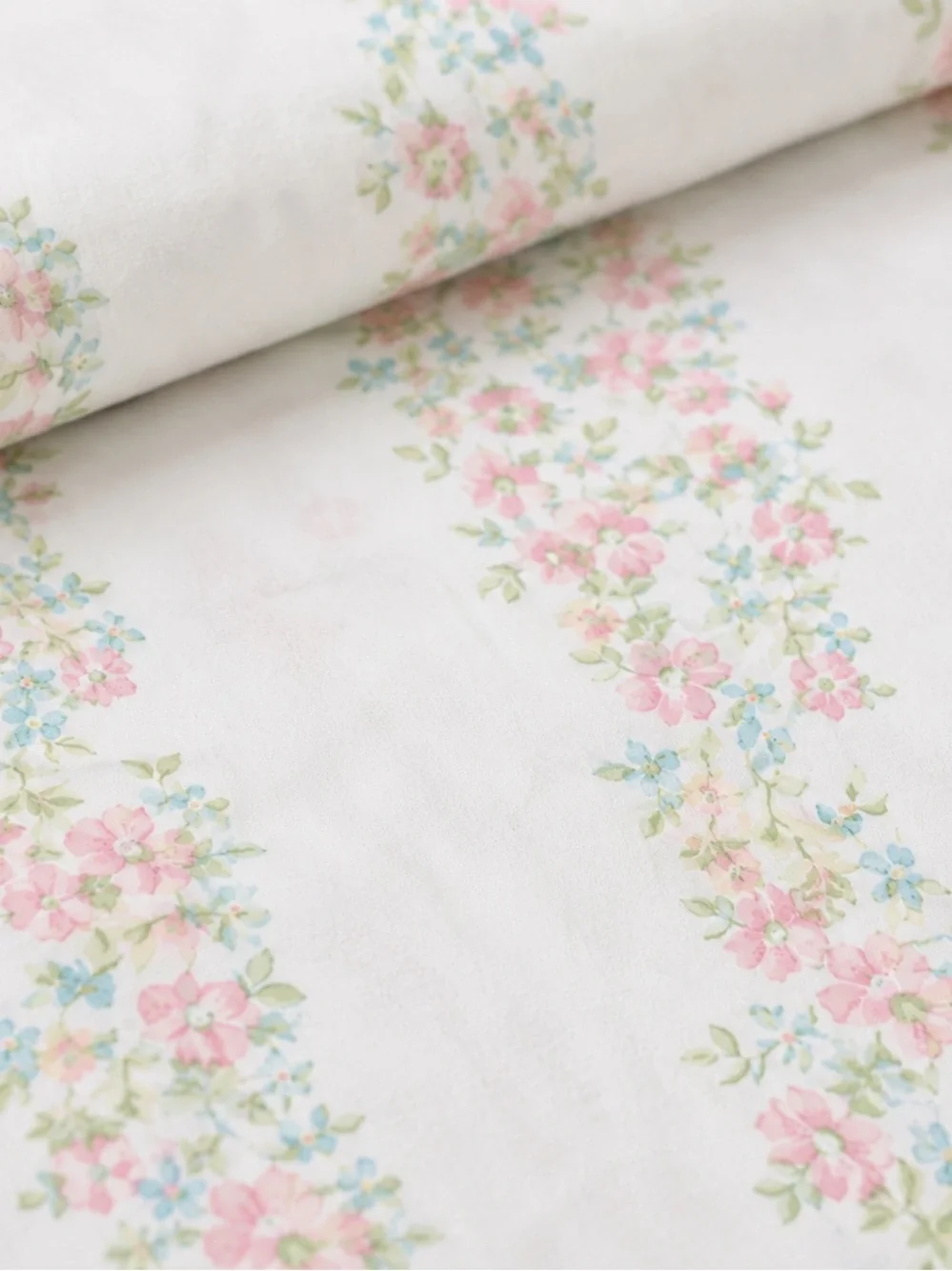 Rachel Ashwell The Farmhouse Full 100% Cotton Floral Sheet Set NIP Cottage